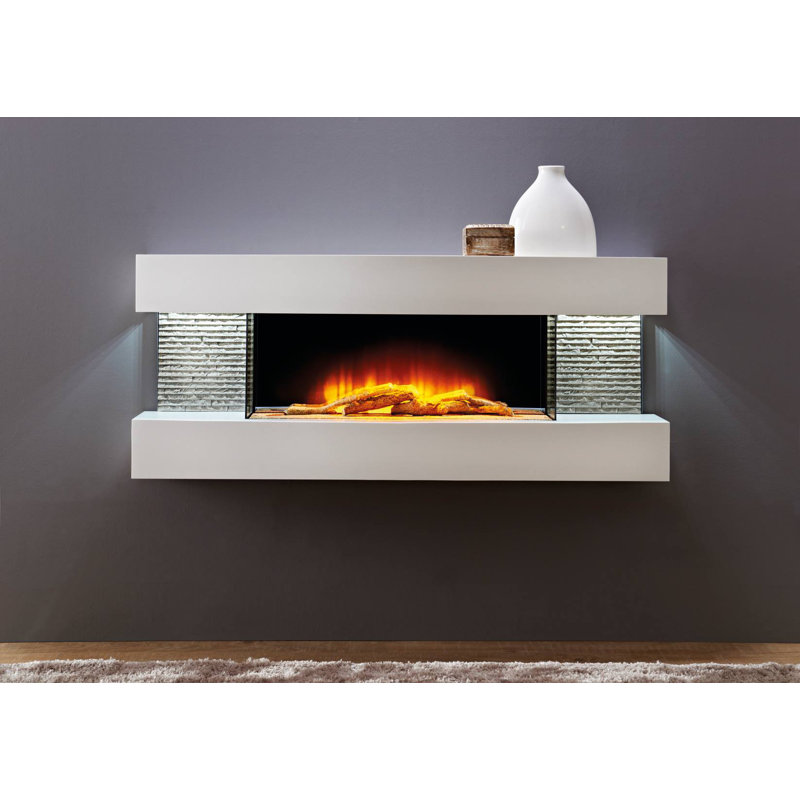 Orren Ellis Mahalick Petite Wall Mounted Electric Fireplace Wayfair